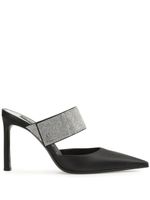 Sergio Rossi mules Sr Paris 95 mm en cuir - Noir - thumbnail