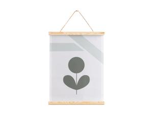 LIVARNO home A3 poster met houten frame (Bloem)