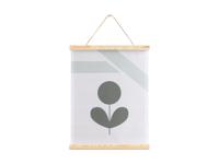 LIVARNO home A3 poster met houten frame (Bloem)