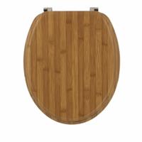 Tendance Toiletbril Royal Nature - bamboe hout look - MDF hout - universeel - standaard wc bril