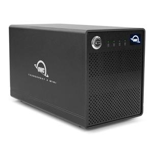 OWC ThunderBay 4 mini HDD-/SSD-behuizing Zwart 2.5"