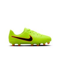 Nike Tiempo Legend 10 Club Gras / Kunstgras Voetbalschoenen (MG) Kids Neongeel Zwart Oranje