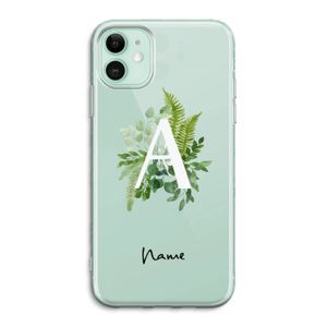 Green Brush: iPhone 11 Transparant Hoesje