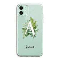 Green Brush: iPhone 11 Transparant Hoesje