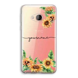 Zonnebloemen: HTC U Play Transparant Hoesje