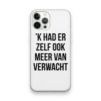 Meer verwacht: iPhone 12 Pro Max Transparant Hoesje