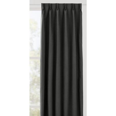 Leen Bakker - Gordijnstof Mik - Antraciet - Polyester - Grijs - B140 Cm