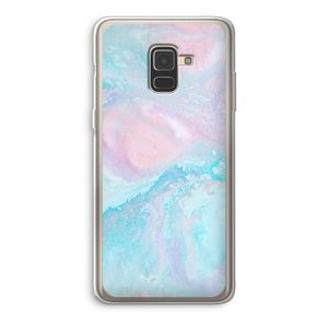 Fantasie pastel: Samsung Galaxy A8 (2018) Transparant Hoesje