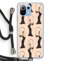 Pop Some Kim: Xiaomi Mi 11 Lite Transparant Hoesje met koord