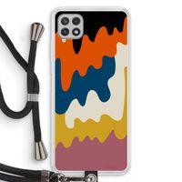 Baar A: Samsung Galaxy A22 4G Transparant Hoesje met koord
