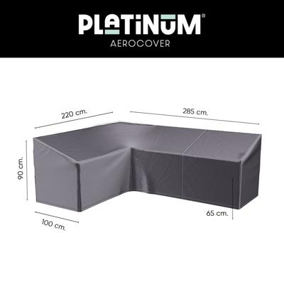 Platinum Aerocover L-vorm lounge-dininghoes 285x220x100xh65/90 cm. - Links