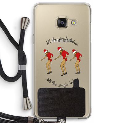 Jingle Ladies: Samsung Galaxy A3 (2016) Transparant Hoesje met koord