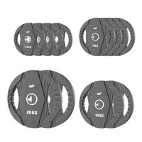 Muscle Power Olympische rubber halterschijf set 90KG