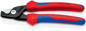 Knipex Kabelschaar | lengte 160 mm meercomponenten mantels | 1 stuk - 95 12 160 - 95 12 160