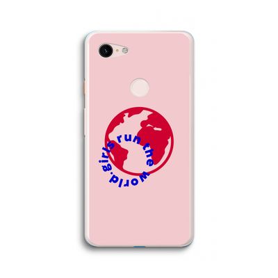 Run The World: Google Pixel 3 XL Transparant Hoesje