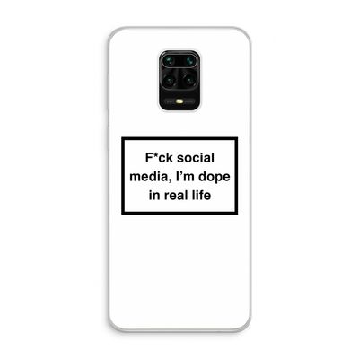 I'm dope: Xiaomi Redmi Note 10 Lite Transparant Hoesje