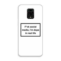 I'm dope: Xiaomi Redmi Note 10 Lite Transparant Hoesje