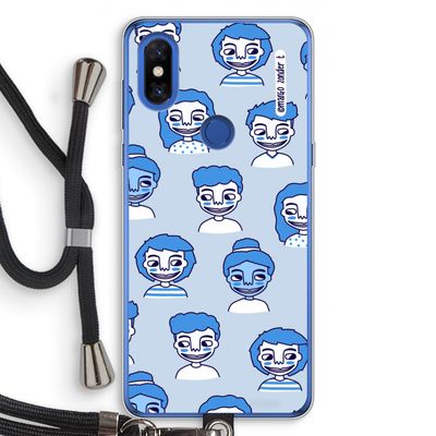 Gezichtjes: Xiaomi Mi Mix 3 Transparant Hoesje met koord