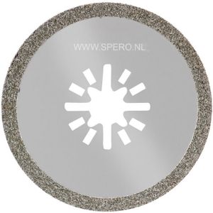 Spero 63mm diamant rond multitool zaagblad - 2 stuks - SPM02