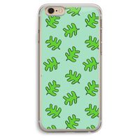 Groene blaadjes: iPhone 6 Plus / 6S Plus Transparant Hoesje