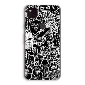 Vexx Black Mixtape: Google Pixel 4a 5G Transparant Hoesje