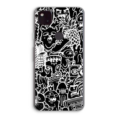 Vexx Black Mixtape: Google Pixel 4a 5G Transparant Hoesje