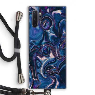 Mirrored Mirage: Samsung Galaxy Note 10 Plus Transparant Hoesje met koord