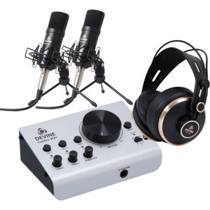 Devine Centro 2i2o recording bundle met 2x M-Mic XLR en hoofdtelefoon