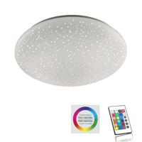 Just Light Instelbare plafonnièreSkyler RGB 38cm met sterren effect - 14242-16