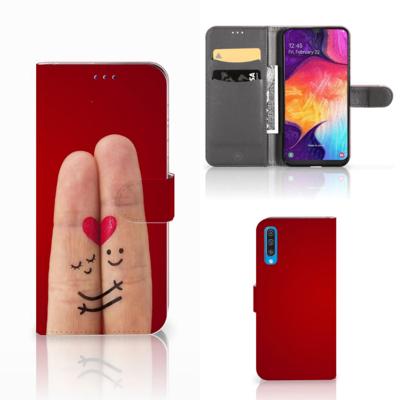 Samsung Galaxy A50 | Wallet Case | met Pasjes | Liefde - Origineel Romantisch Cadeau