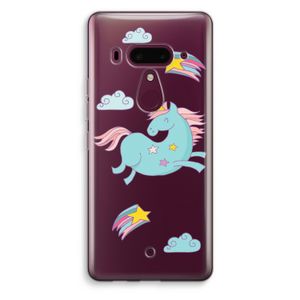 Vliegende eenhoorn: HTC U12+ Transparant Hoesje