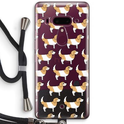 Doggy: HTC U12+ Transparant Hoesje met koord
