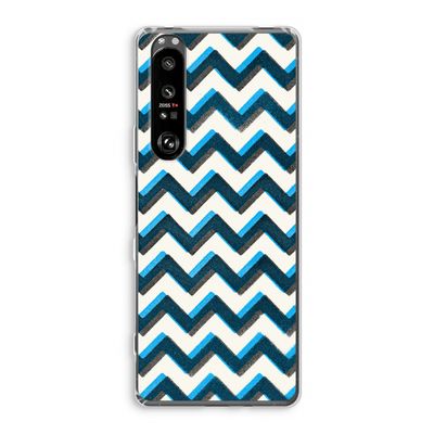 Onderbroken lijn: Sony Xperia 1 III Transparant Hoesje