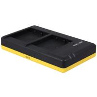 Duo oplader voor 2 camera accu's Panasonic DMW-BLG10