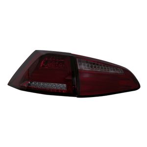 Set LED Achterlichten passend voor Volkswagen Golf VII 3/5-deurs 2012- - Rood/Smoke DLVWR12LRS