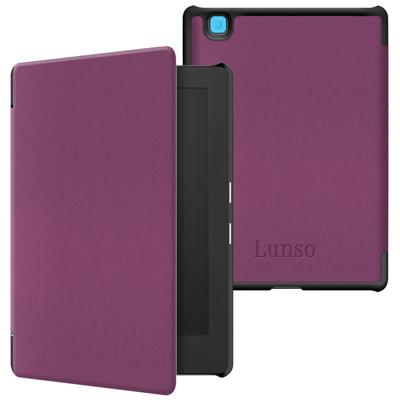 Lunso Kobo Aura H20 Edition 2 hoes (6.8 inch) - sleepcover - Paars