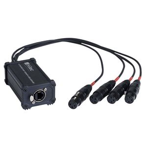 Hilec BOXRJ4XF3 breakout box van rj45 naar XLR female voor DMX of audio