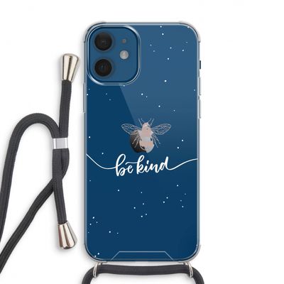 Be(e) kind: iPhone 12 Transparant Hoesje met koord
