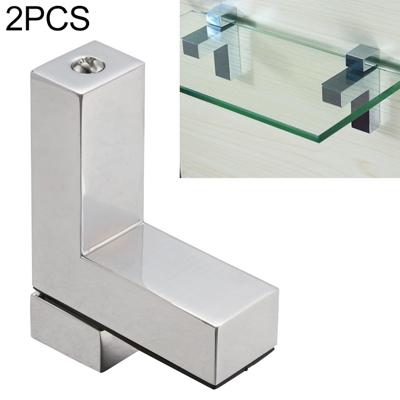 2 stuks 3-24mm F type glanzend gepolijst zink legering vaste clip glas hout Layer Board beugel