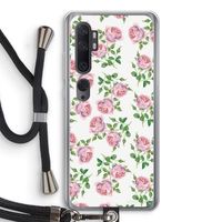 Kleine roosjes: Xiaomi Mi Note 10 Transparant Hoesje met koord