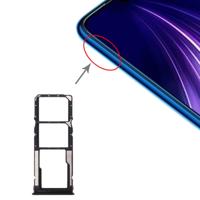 SIM-kaart lade + SIM-kaart lade + micro SD-kaart lade voor Xiaomi Redmi Note 8 (zwart)