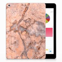 Apple iPad 9.7 2018 | 2017 Tablet Back Cover Marmer Oranje - thumbnail