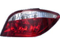 Set Achterlichten passend voor Peugeot 307 2001-2005 excl. CC/SW/Break - Rood/Helder DLPER47