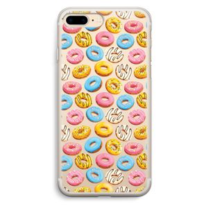 Pink donuts: iPhone 7 Plus Transparant Hoesje