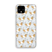 Doggy: Pixel 4 Transparant Hoesje