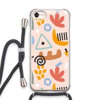 Abstract: iPhone 7 Transparant Hoesje met koord