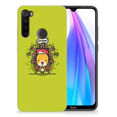 Xiaomi Redmi Note 8T Telefoonhoesje met Naam Doggy Biscuit Xiaomi Redmi Note 8T Telefoonhoesje met Naam Doggy Biscuit