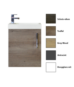 Sanicare Q40 toiletmeubel 40 cm truffel