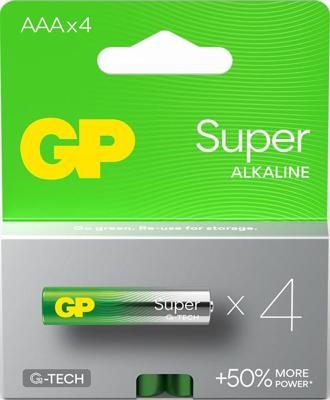 GP Super Alkaline potlood LR03 AAA 24A 3012410