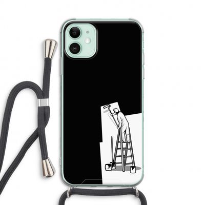 Musketon Painter: iPhone 11 Transparant Hoesje met koord